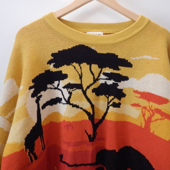 SINAR Men's Casual 100% Cotton Knit Sweater Loose Crew Neck Knitwear - Picture 3 of 9